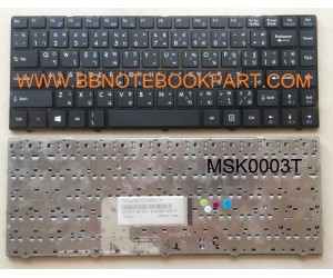 MSI Keyboard คีย์บอร์ด  CR420 CR430 CR460 / CX420  /  X300 X320 X340 X370  X400 X460   ภาษาไทย อังกฤษ